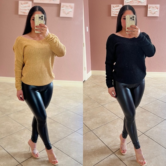 JULIA Sweater -black - Picture 2 of 5